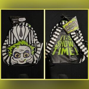 Beetlejuice Vegan Leather cosplay Backpack